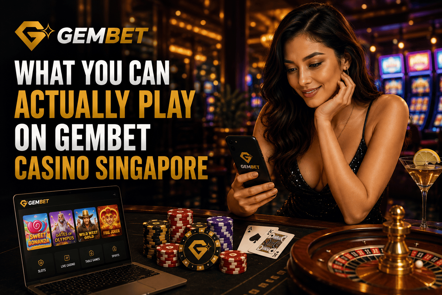 Gembet casino Singapore slots live casino and table games