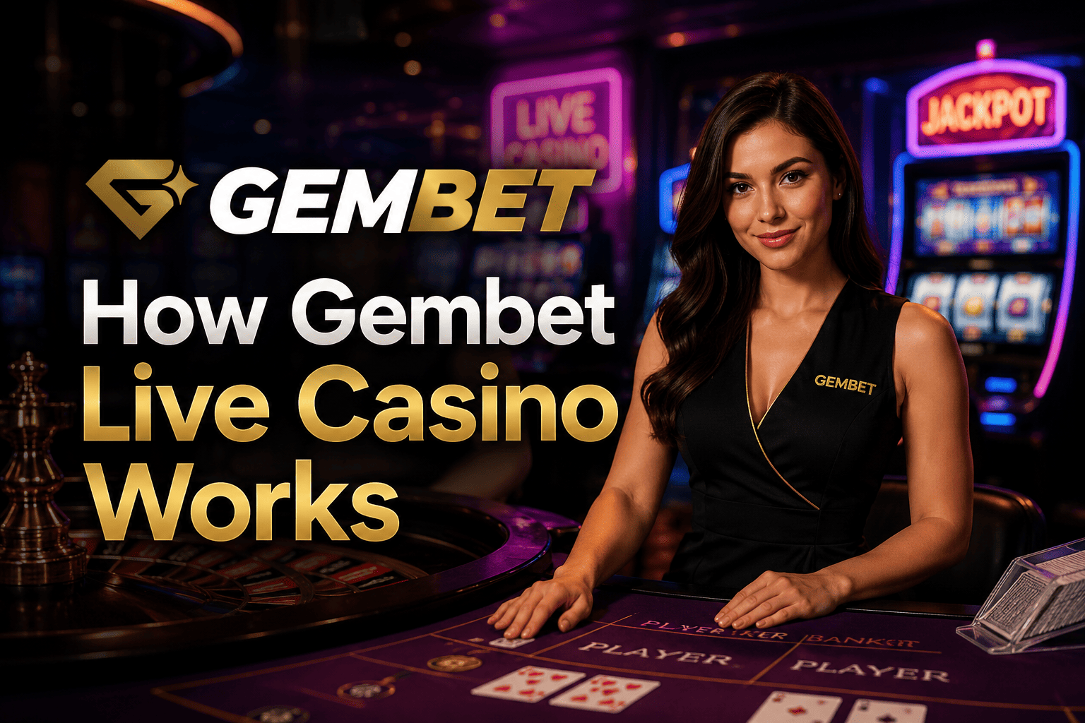 Gembet live casino guide showing live dealer casino gameplay